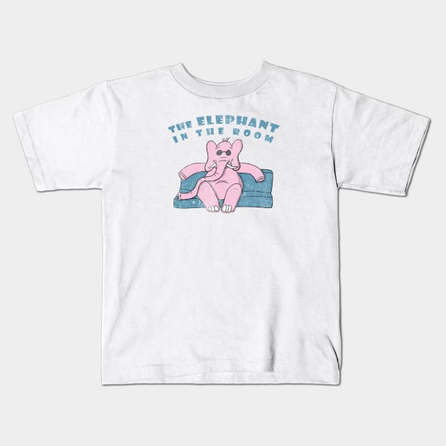 The elephant in the room! Kids T-Shirt by royfriedler